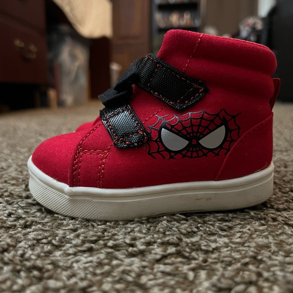 GAP Red Kids Sneakers with Spider Design